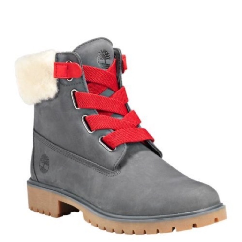 Timberland Jayne Boot in Dark Grey Nubuck
